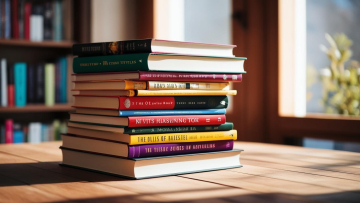 Bücher reales foto 